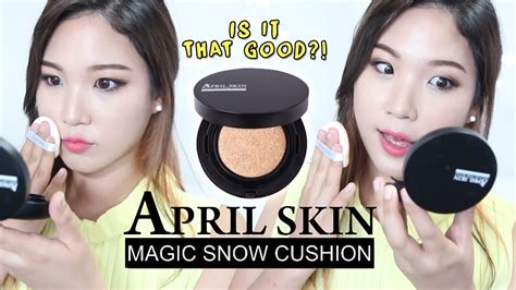 April skin magic snow cuahion